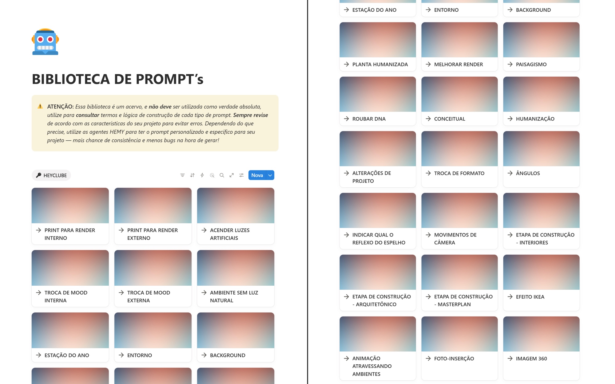 biblioteca de prompts